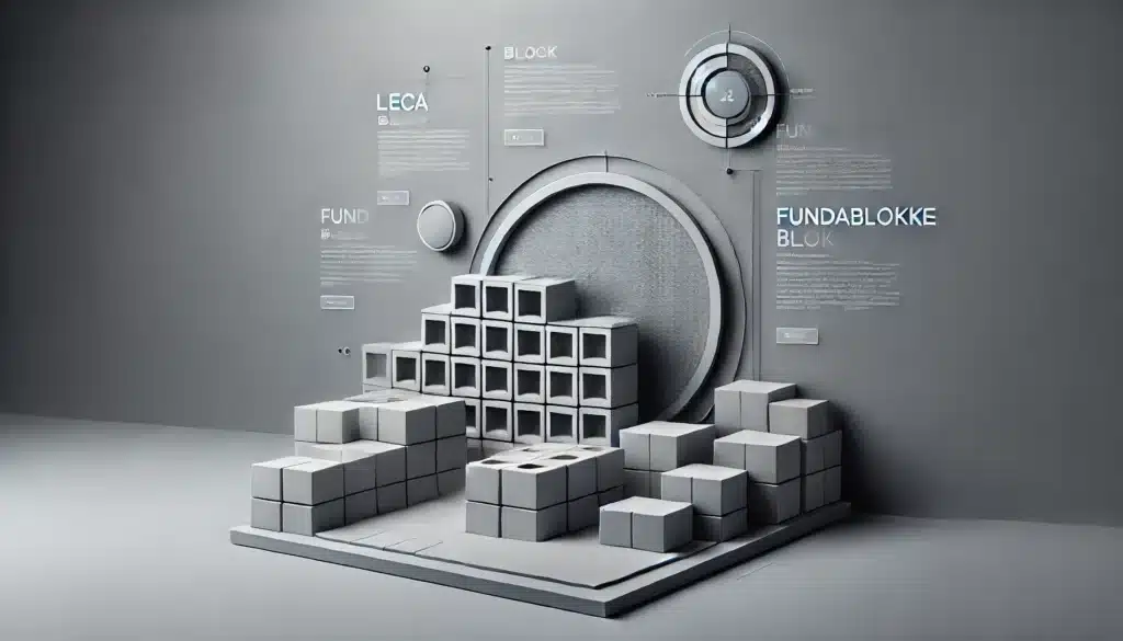 DALL·E 2025 01 27 18.08.35 A sleek and minimalist background image in shades of gray designed for a webshop blog about foundation construction materials. The scene prominently